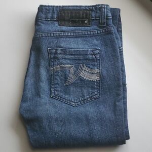 Fmj demin jeans twiggy low rise super skinny Size 28 flying machine jean demin